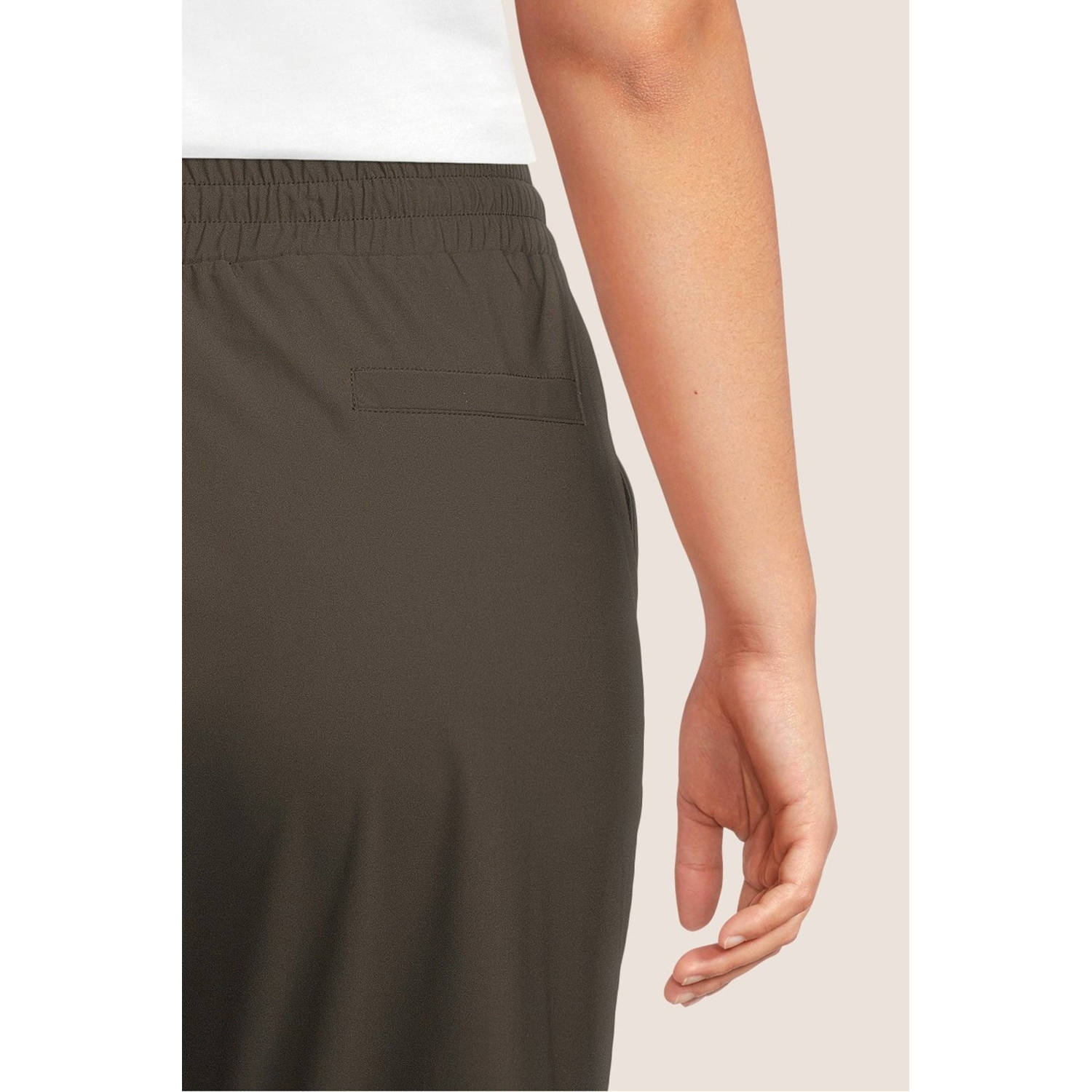 GREAT LOOKS travel slim fit broek khaki