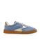 Scotch & Soda suède sneakers lichtblauw/zilver