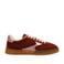 Scotch & Soda suède sneakers roest/roze