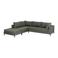 WOOOD WOOOD Sicilië Loungeset Tuin – Aluminium – Groen – 60x246x262