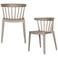WOOOD Bliss Tuinstoelen - Plant Fiber - Off White Melange - Set van 2