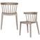 WOOOD WOOOD Bliss Tuinstoelen - Plant Fiber - Bruin Melange - Set van 2