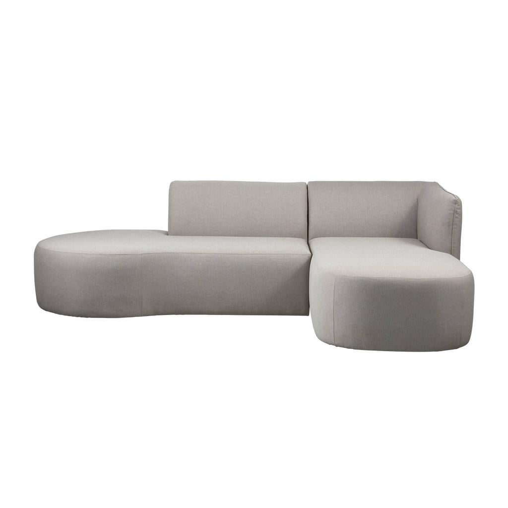 WOOOD Chios Loungeset Tuin - Aluminium - Naturel - 71x258x168