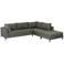 WOOOD Sicilië Loungeset Tuin – Aluminium – Groen – 60x246x262