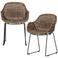 WOOOD WOOOD Willow Loungestoelen Buiten - Polyester - Naturel - Set van 2
