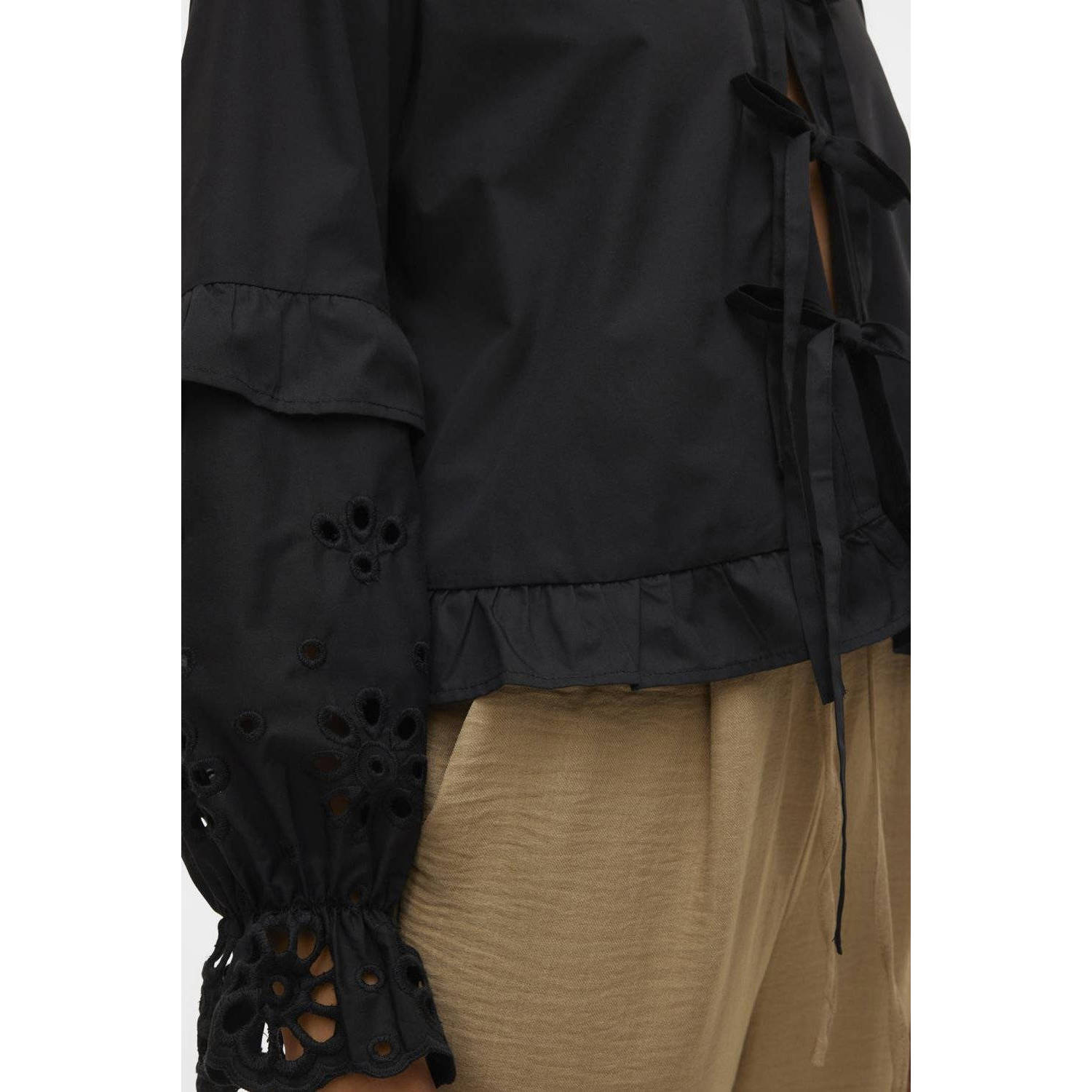 VERO MODA top VMSEHRA zwart