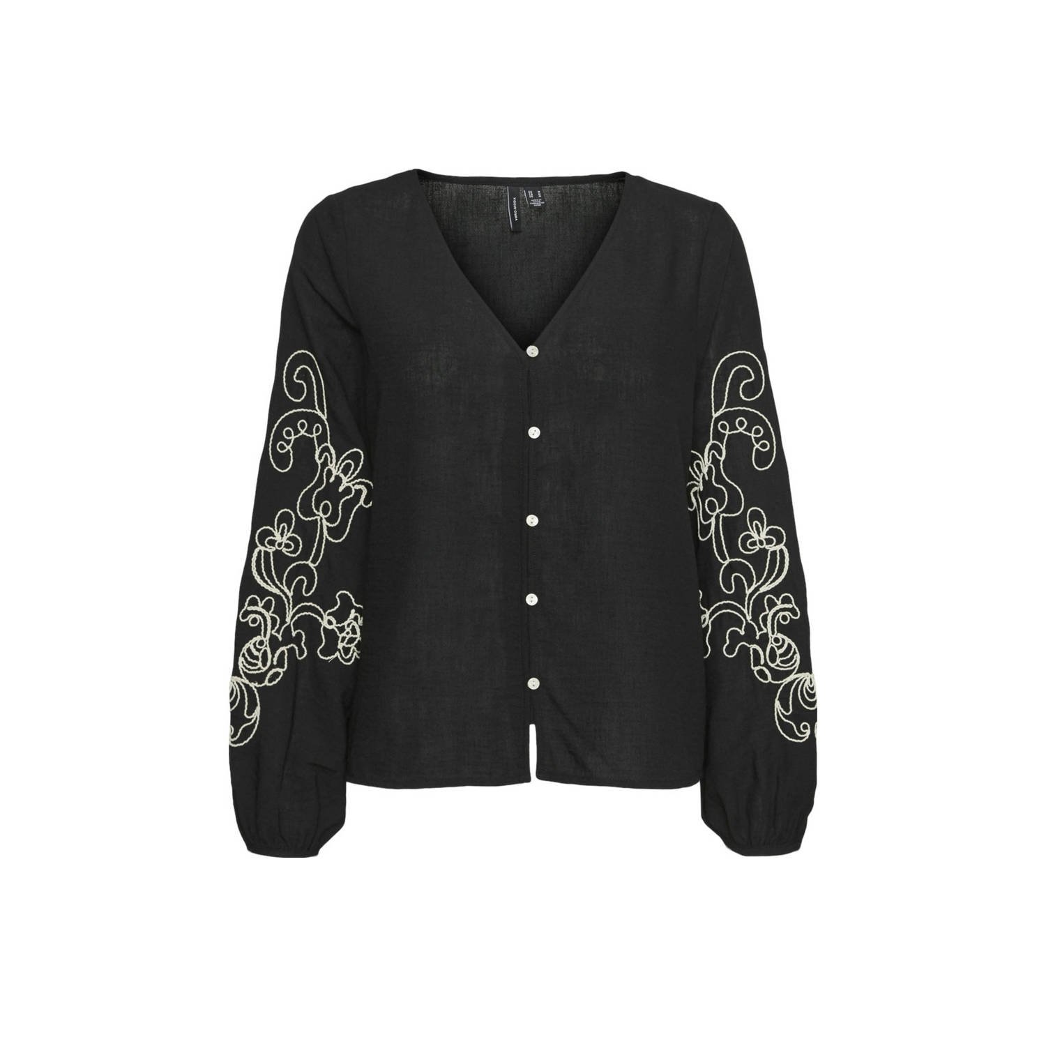 VERO MODA top VMSANNE zwart