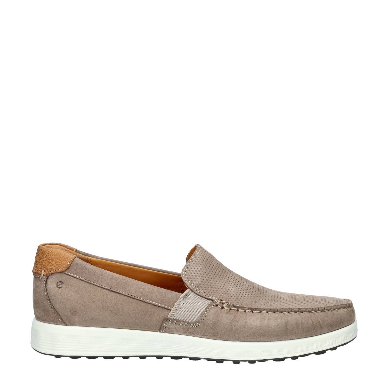 Ecco S Lite Moc nubuck mocassins taupe wehkamp