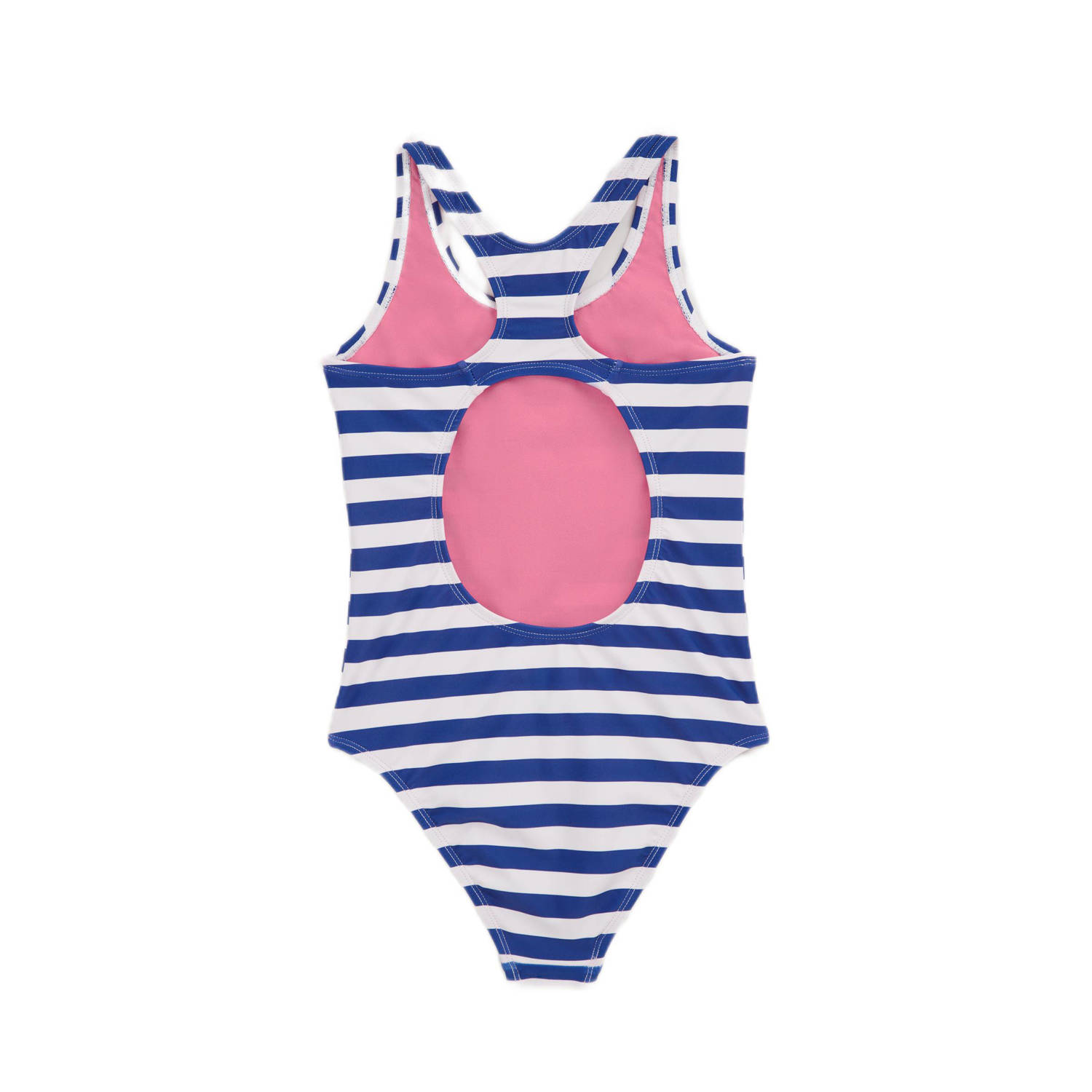 WE Fashion badpak blauw wit