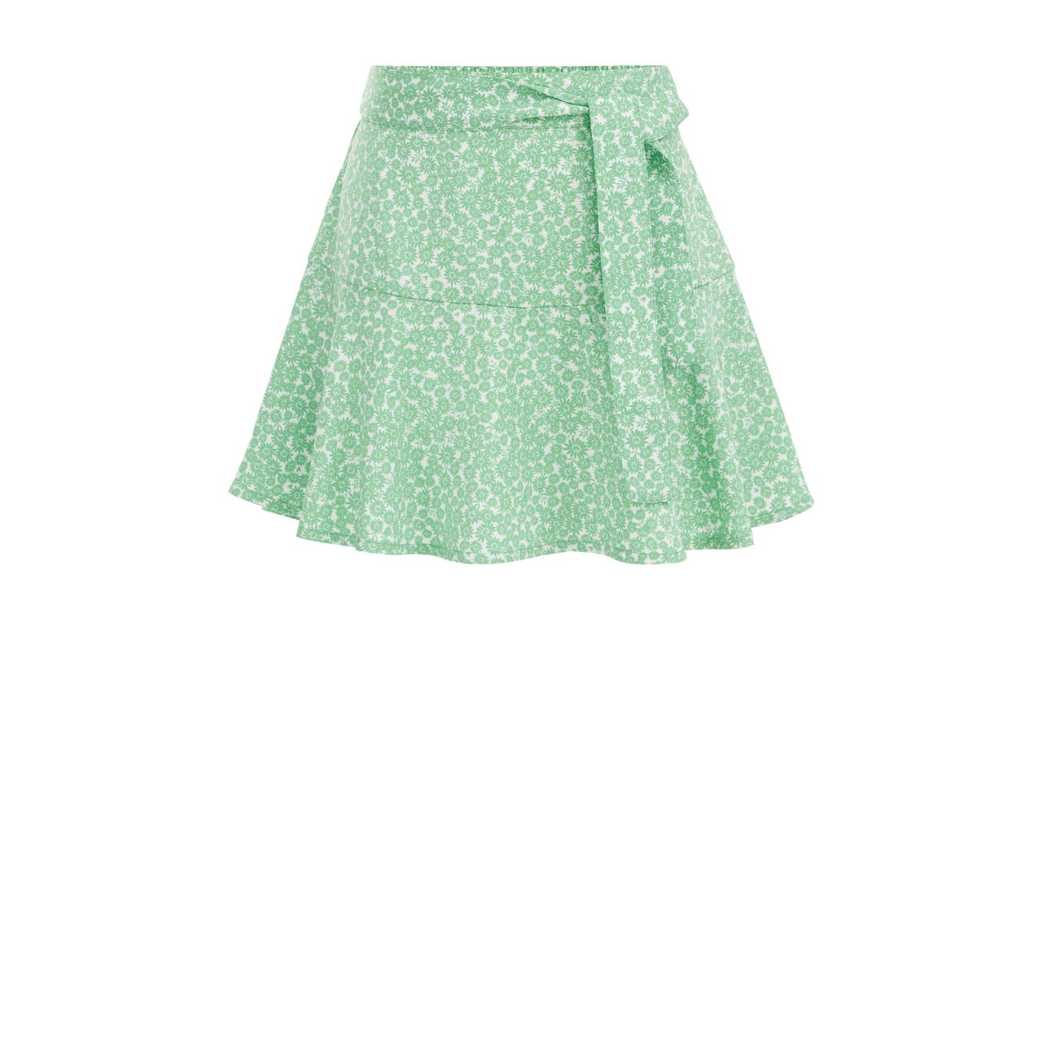 WE Fashion rok cactus Groen Meisjes Polyester Bloemen 158 164