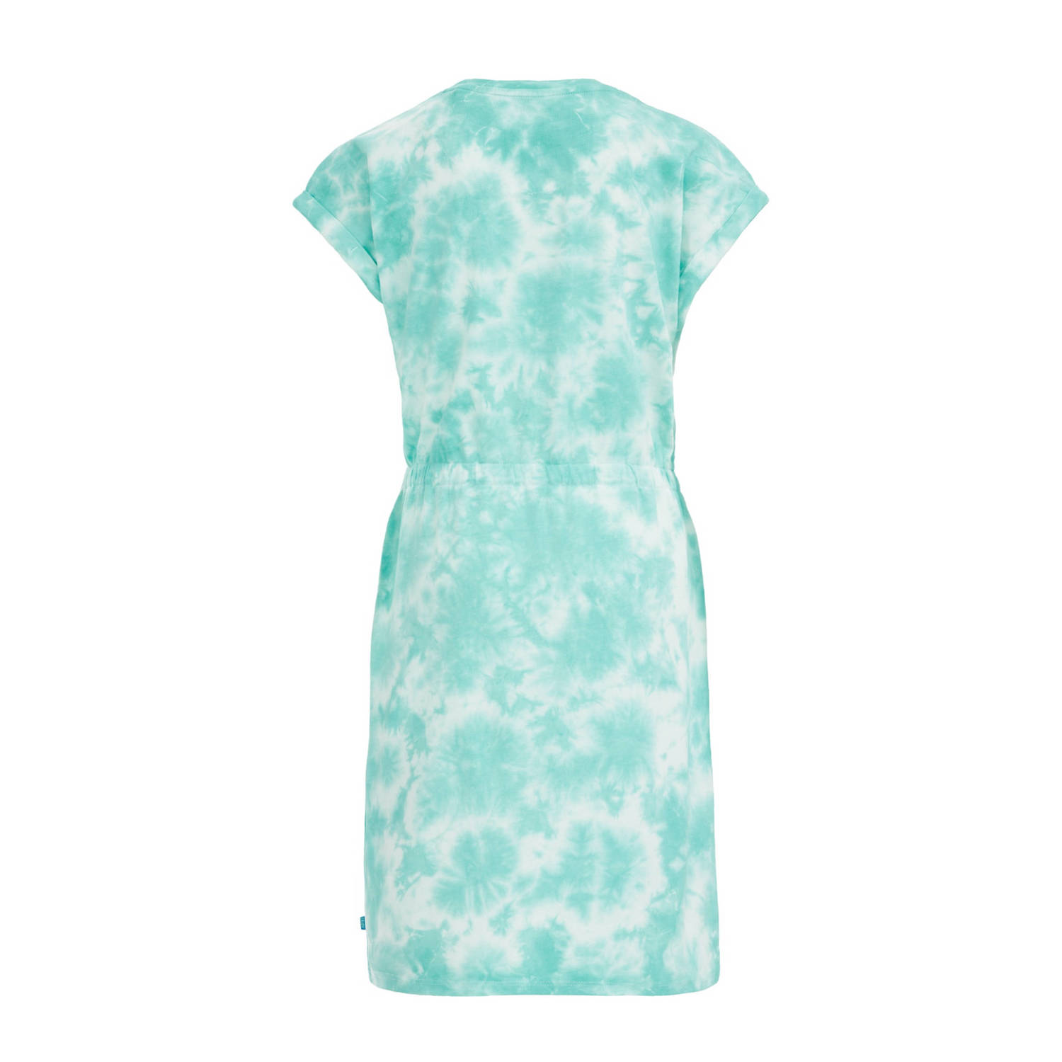 WE Fashion tie-dye T-shirtjurk mintgroen blauw
