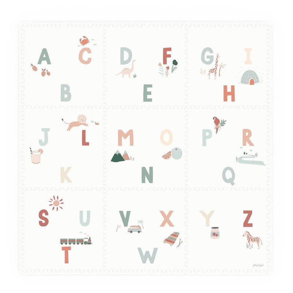 Play&Go Play&Go Tiloo Puzzelmat, opbergbox & Speelhuisje Alphabet