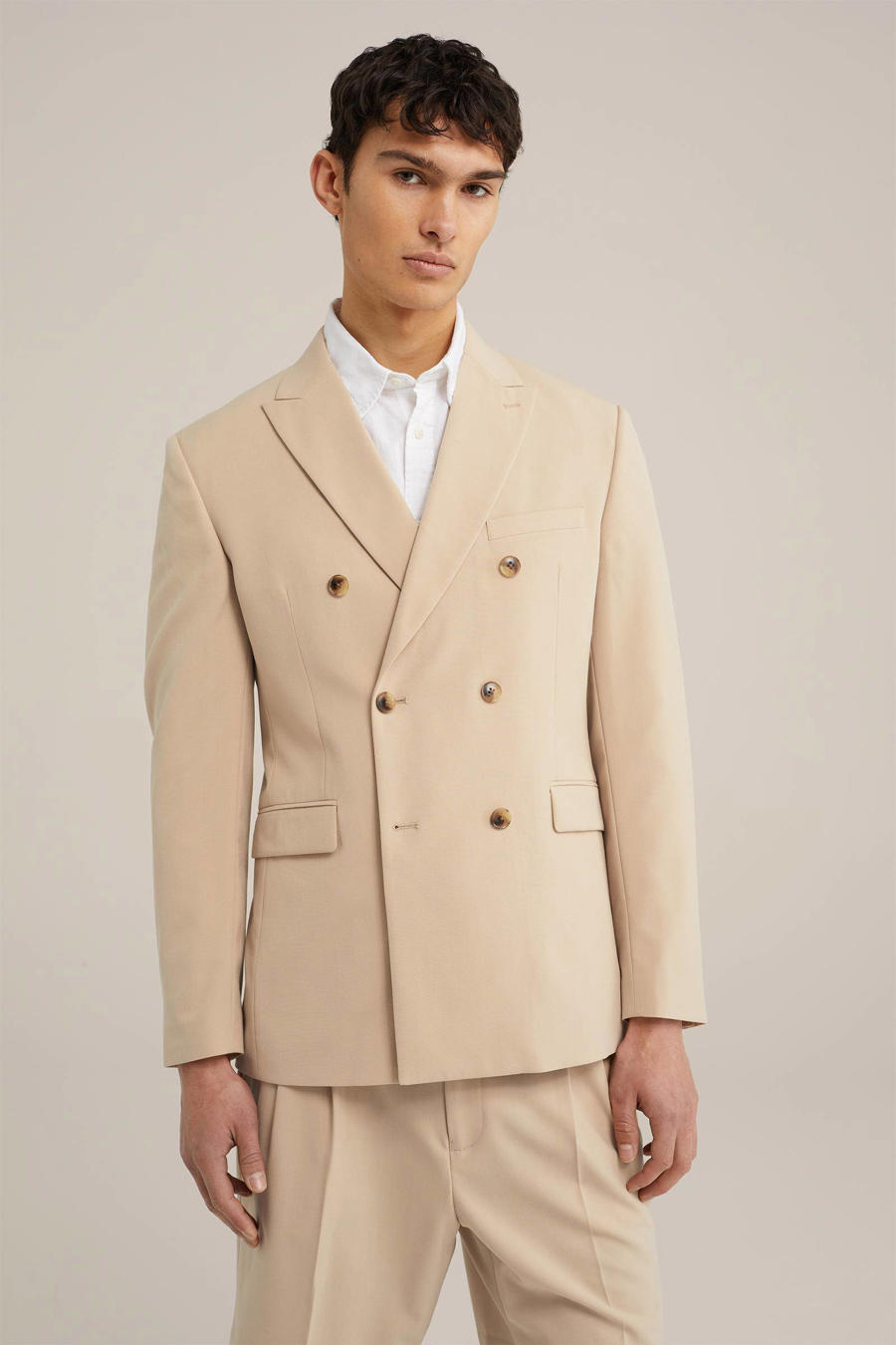 Beige colberts voor heren online kopen? | Morgen in huis | Wehkamp