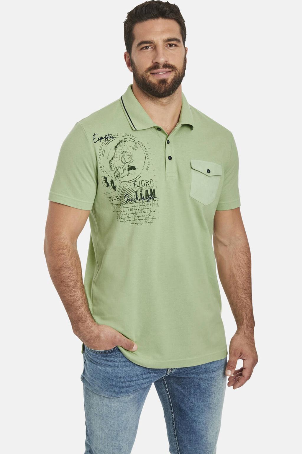 Jan Vanderstorm loose polo groen