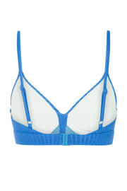 thumbnail: Protest voorgevormde beugel bikinitop MIXVAMP  met ribstructuur blauw