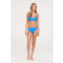 Protest voorgevormde beugel bikinitop MIXVAMP  met ribstructuur blauw