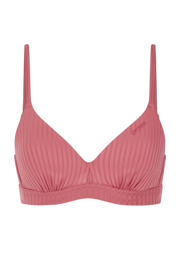 thumbnail: Protest voorgevormde beugel bikinitop MIXVAMP met ribstructuur roze