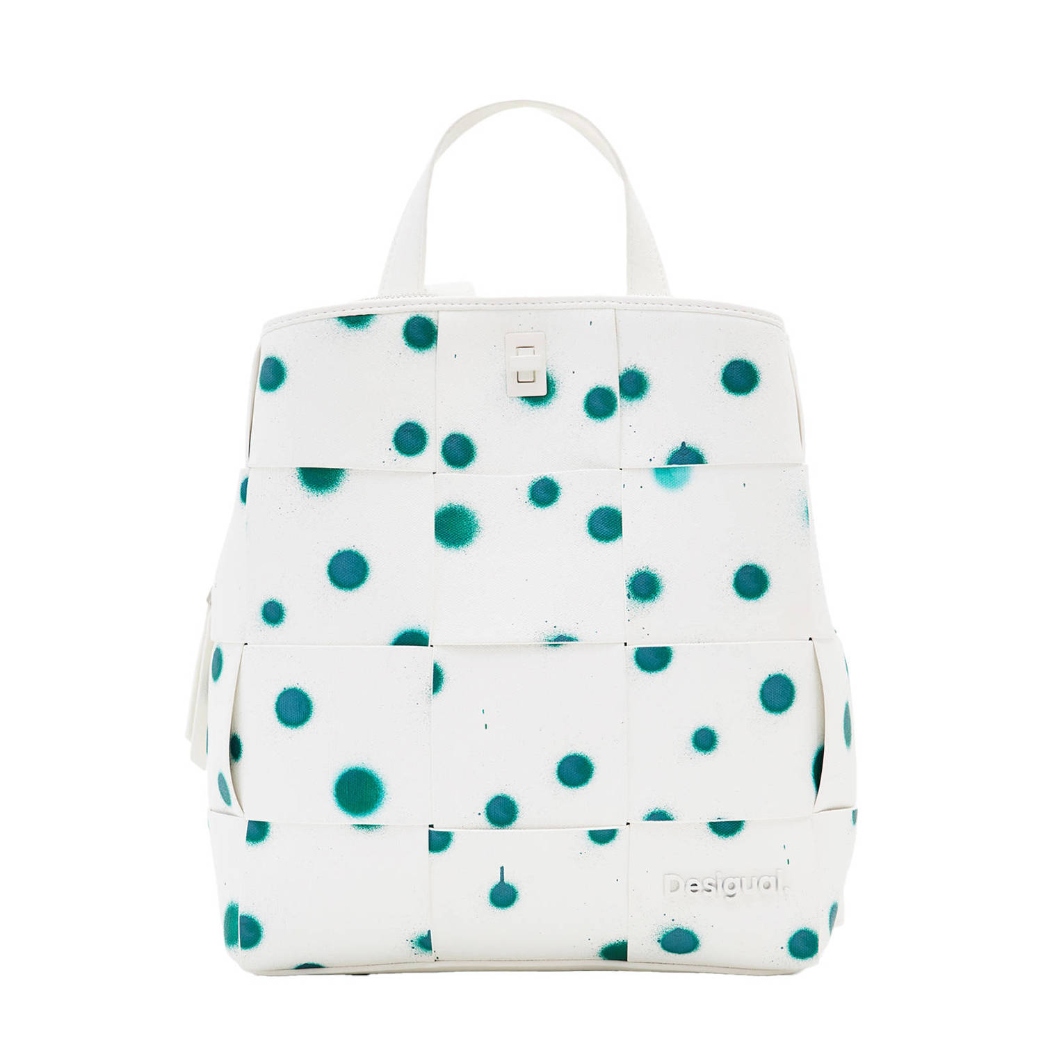 Desigual Polka Dot Rugzak met Rits Multicolor Dames