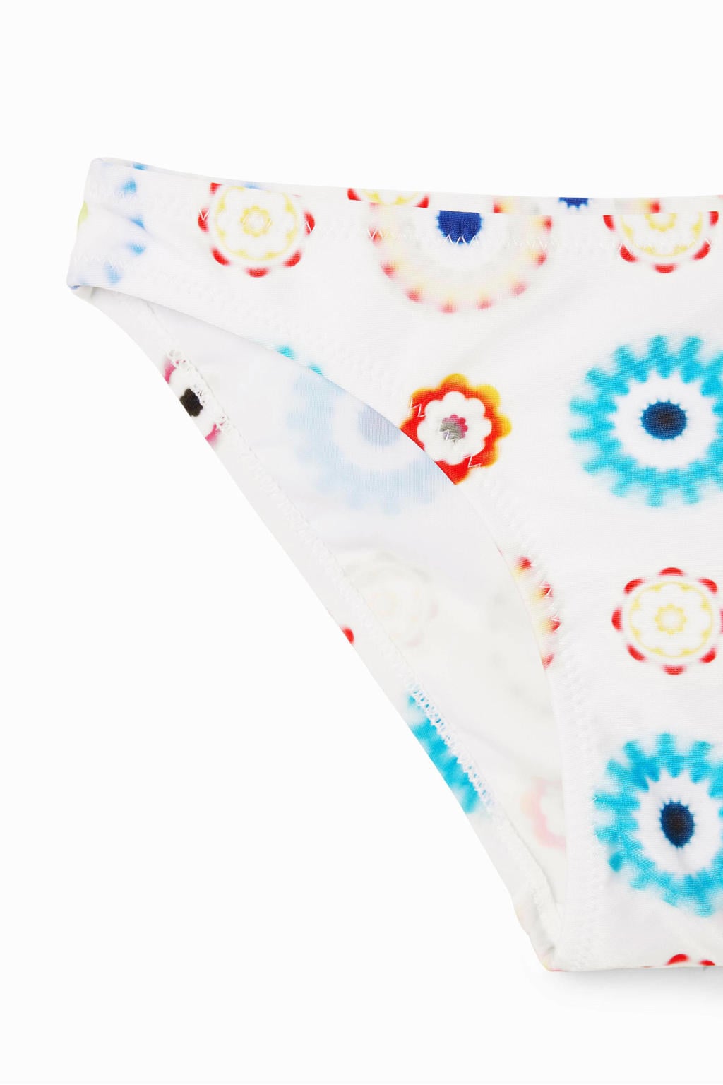 Wit en blauwe meisjes Desigual bikini van polyester