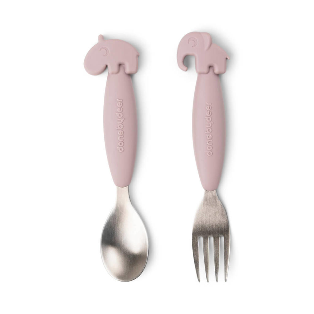 Henro Grip bestek vork-lepel-mes zwart Henro Grip bestek vork-lepel-mes zwart