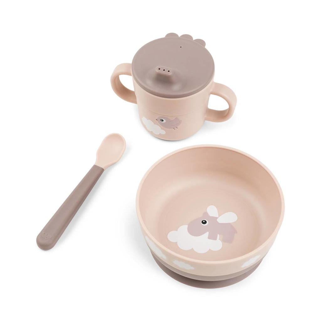 Done by Deer Foodie first meal set Happy clouds - Powder