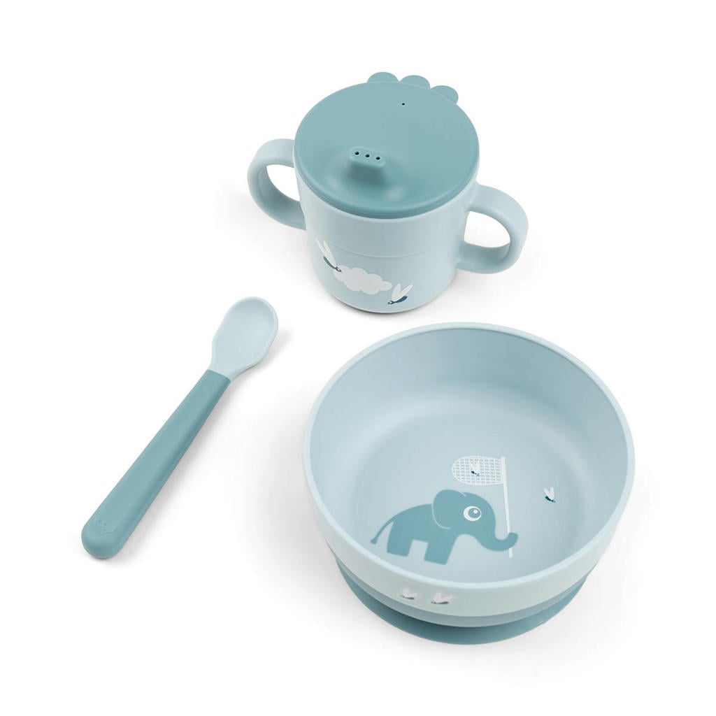 Done by Deer Foodie first meal set Elphee - Blauw