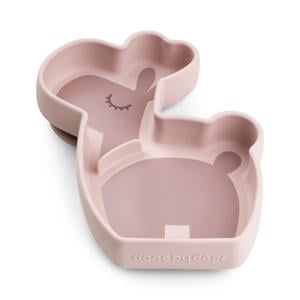 Siliconen Stick & Stay snack bord Lalee - Powder