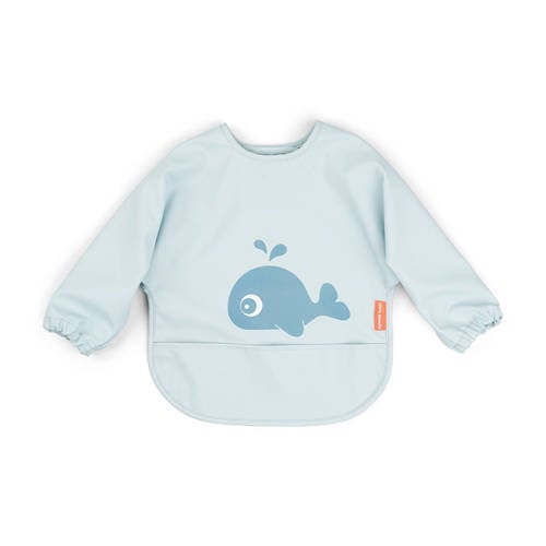 Done by Deer slabbetje met mouwen Wally - Blauw afbeelding