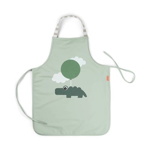 Done by Deer kinderschort Croco/Happy Clouds - waterproof - Groen afbeelding
