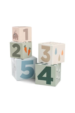 stapelkubussen Deer Friends (set van 5)