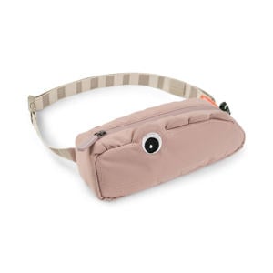 Quilted cross-over kids bag Croco Powder
