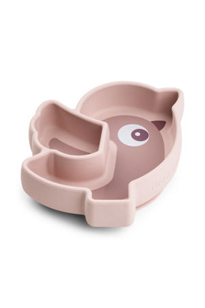 Siliconen Stick&Stay snack bord Birdee - Powder