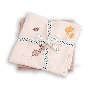 Hydrofiele doek Lalee (set van 2) - Powder