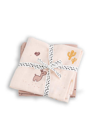 Hydrofiele doek Lalee (set van 2) - Powder