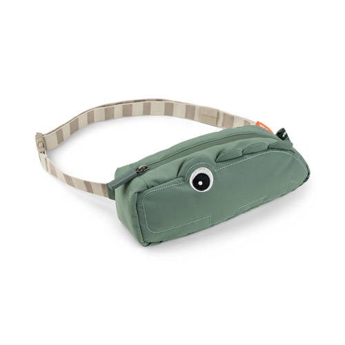 Done by Deer Gewatteerde Cross-Over kindertas Croco - Groen afbeelding