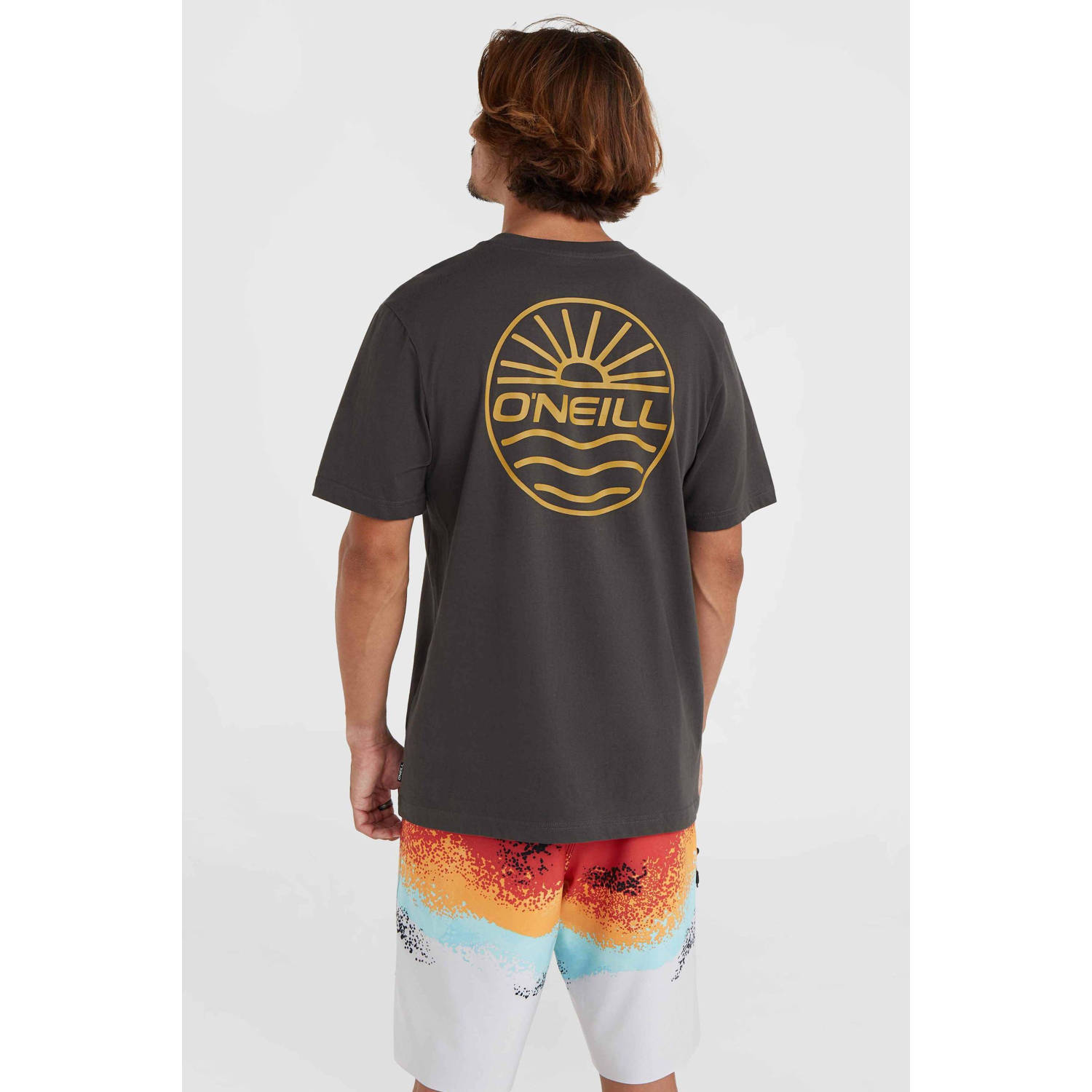 O'Neill regular fit T-shirt met backprint raven