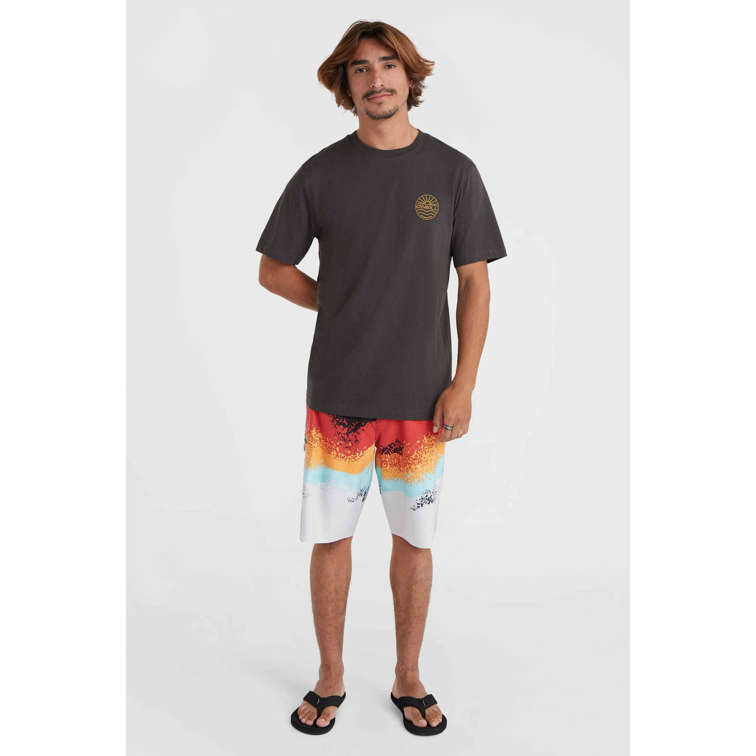 O'Neill regular fit T-shirt met backprint raven