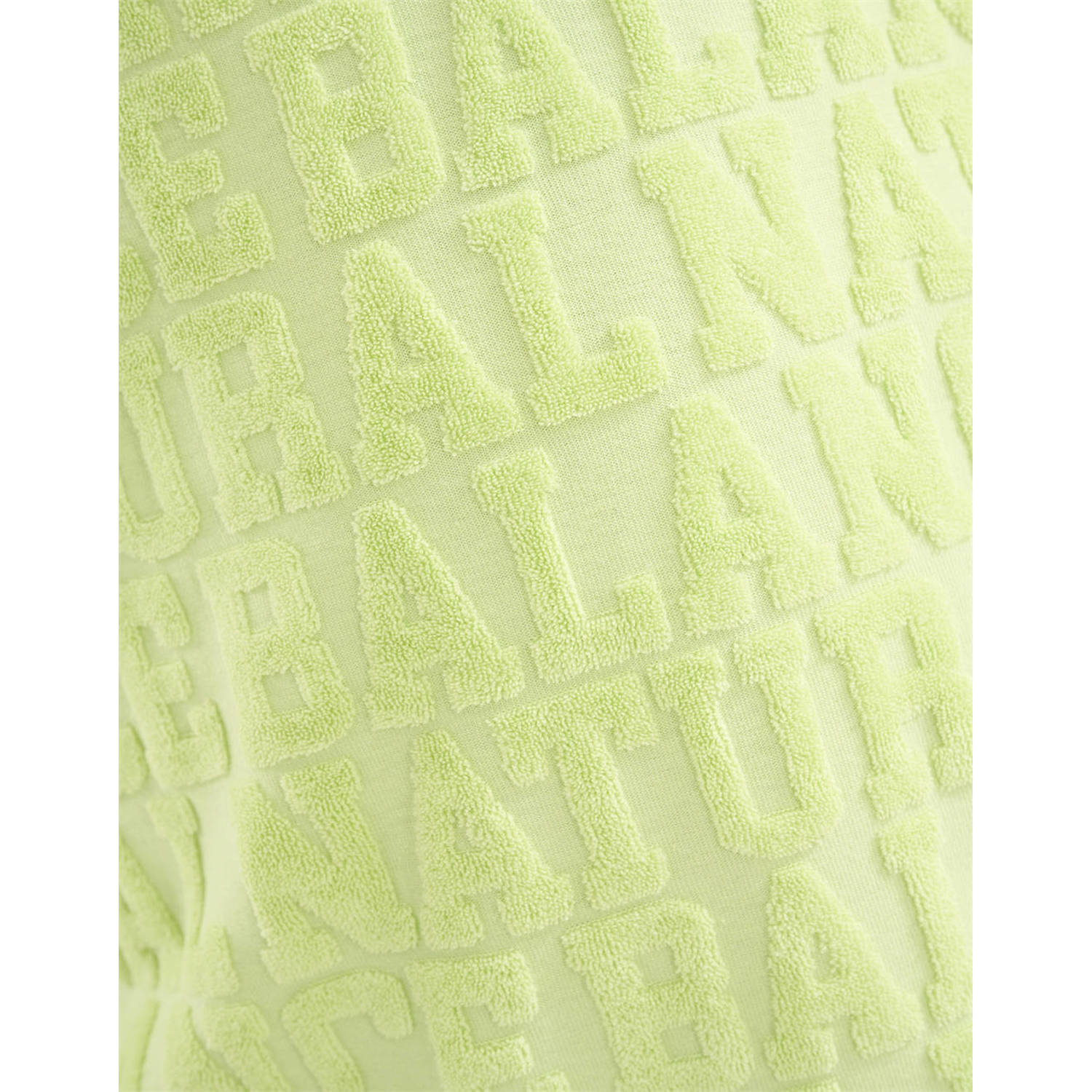 Shoeby T-shirt met all over print limegroen