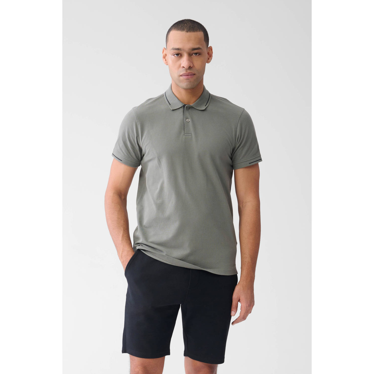 Shoeby regular fit short zwart