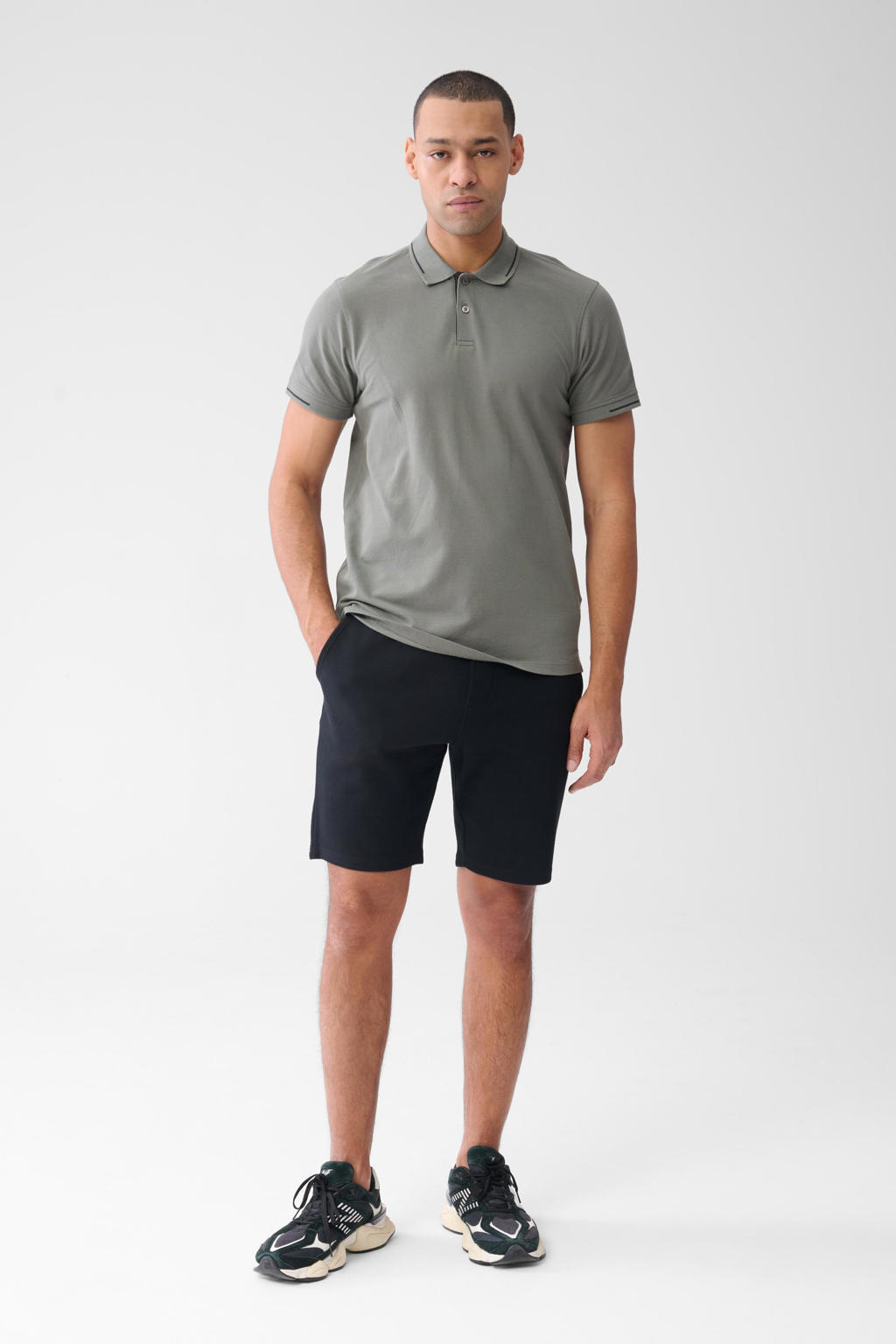 Shoeby regular fit short zwart