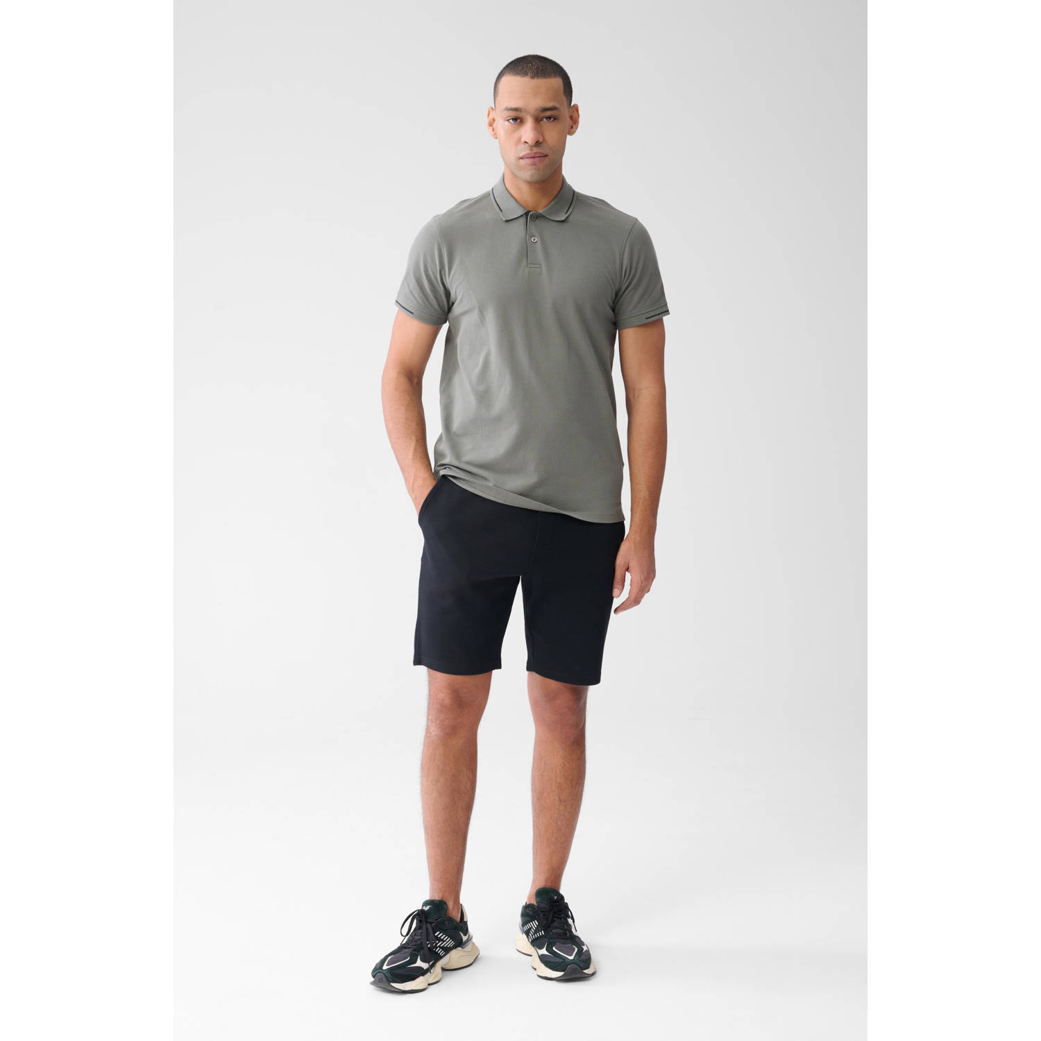 Shoeby regular fit short zwart