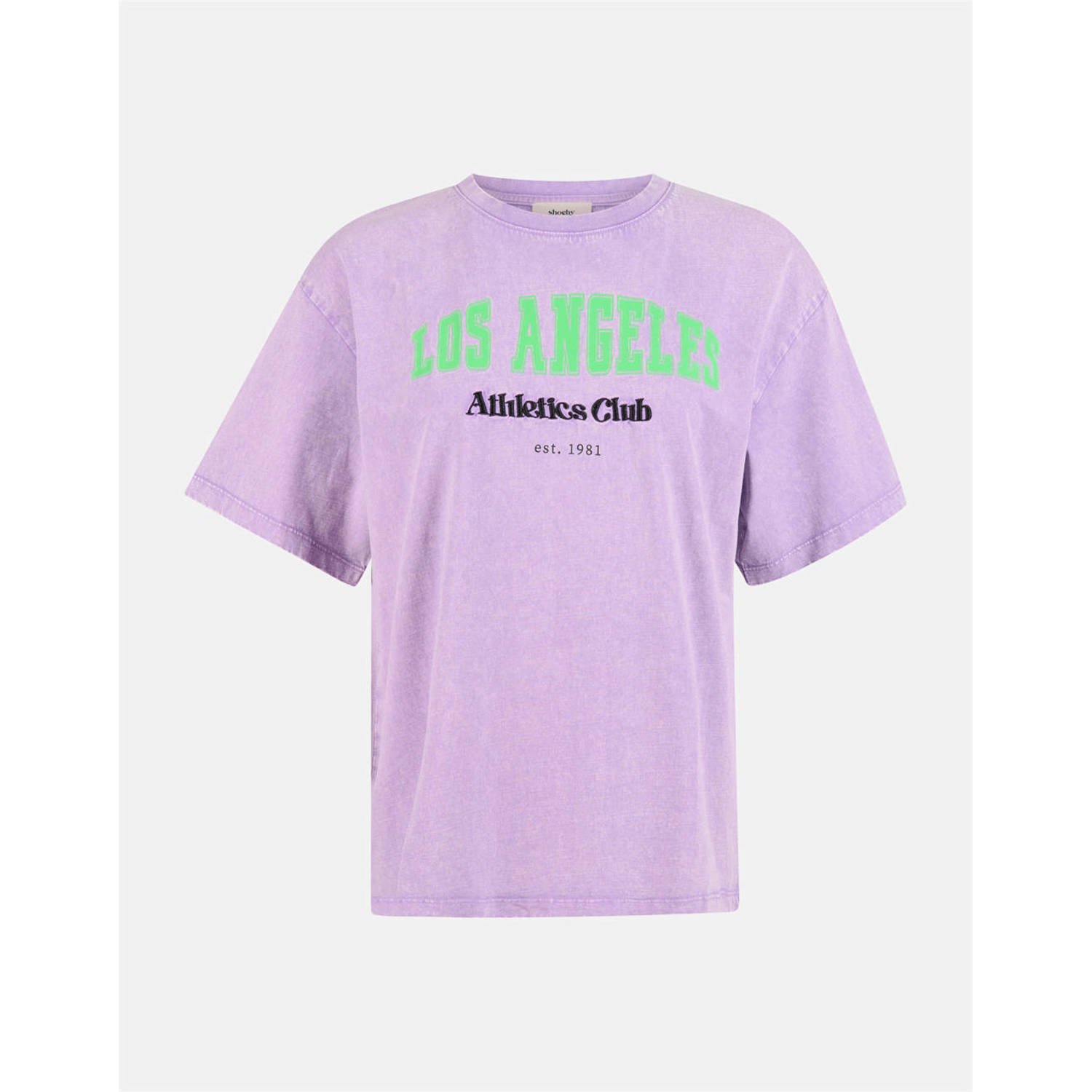 Shoeby T-shirt met printopdruk lila