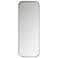 WOOOD Doutzen Spiegel - Metaal - Zwart - 110x40x5