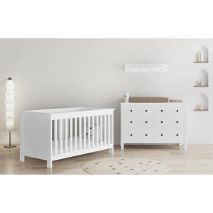meegroei babykamer Bretagne Wit (2-delig)
