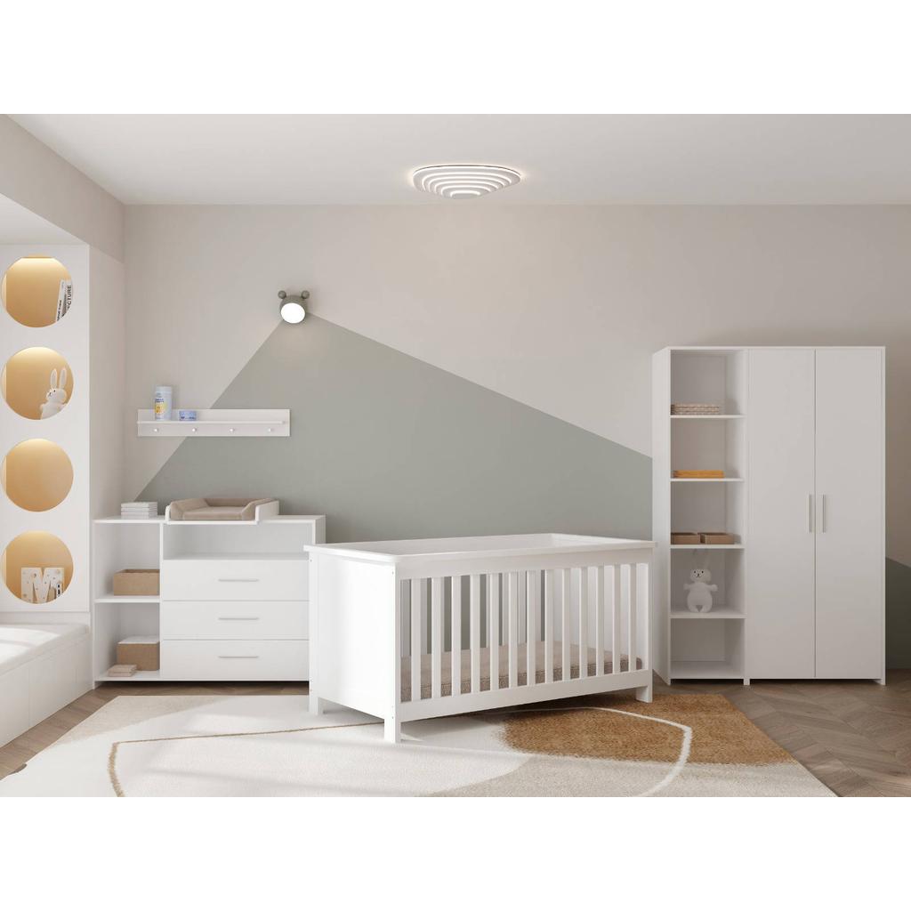 Cabino Meegroei Babykamer Luuk Wit (3-delig)