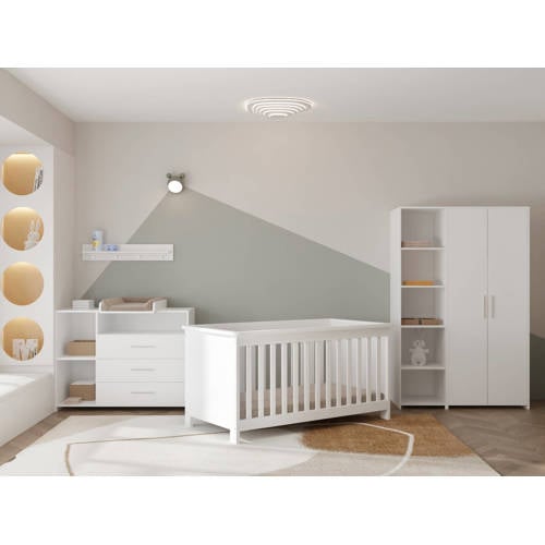Cabino Meegroei Babykamer Luuk Wit (3-delig) afbeelding