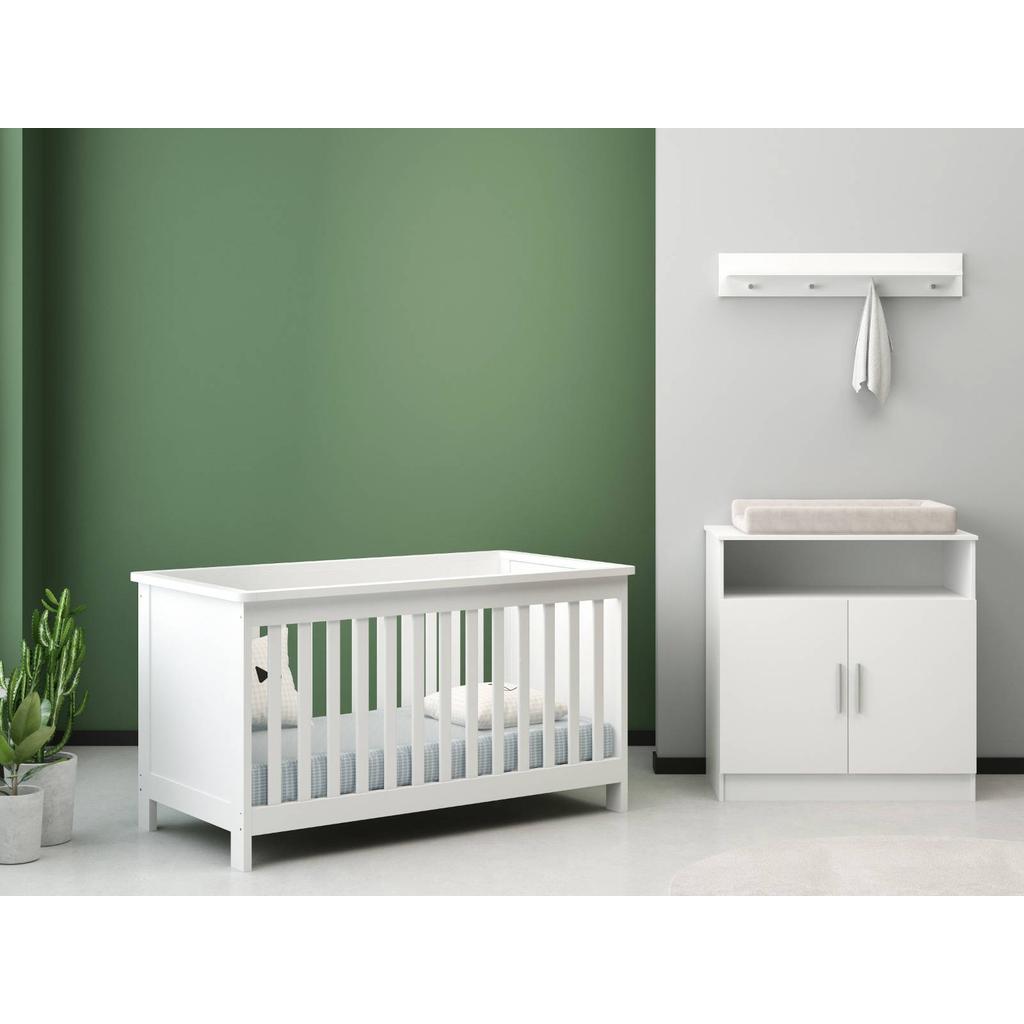 Cabino meegroei babykamer Texas Wit (2-delig)