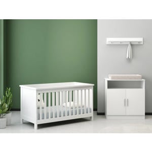 meegroei babykamer Texas Wit (2-delig)