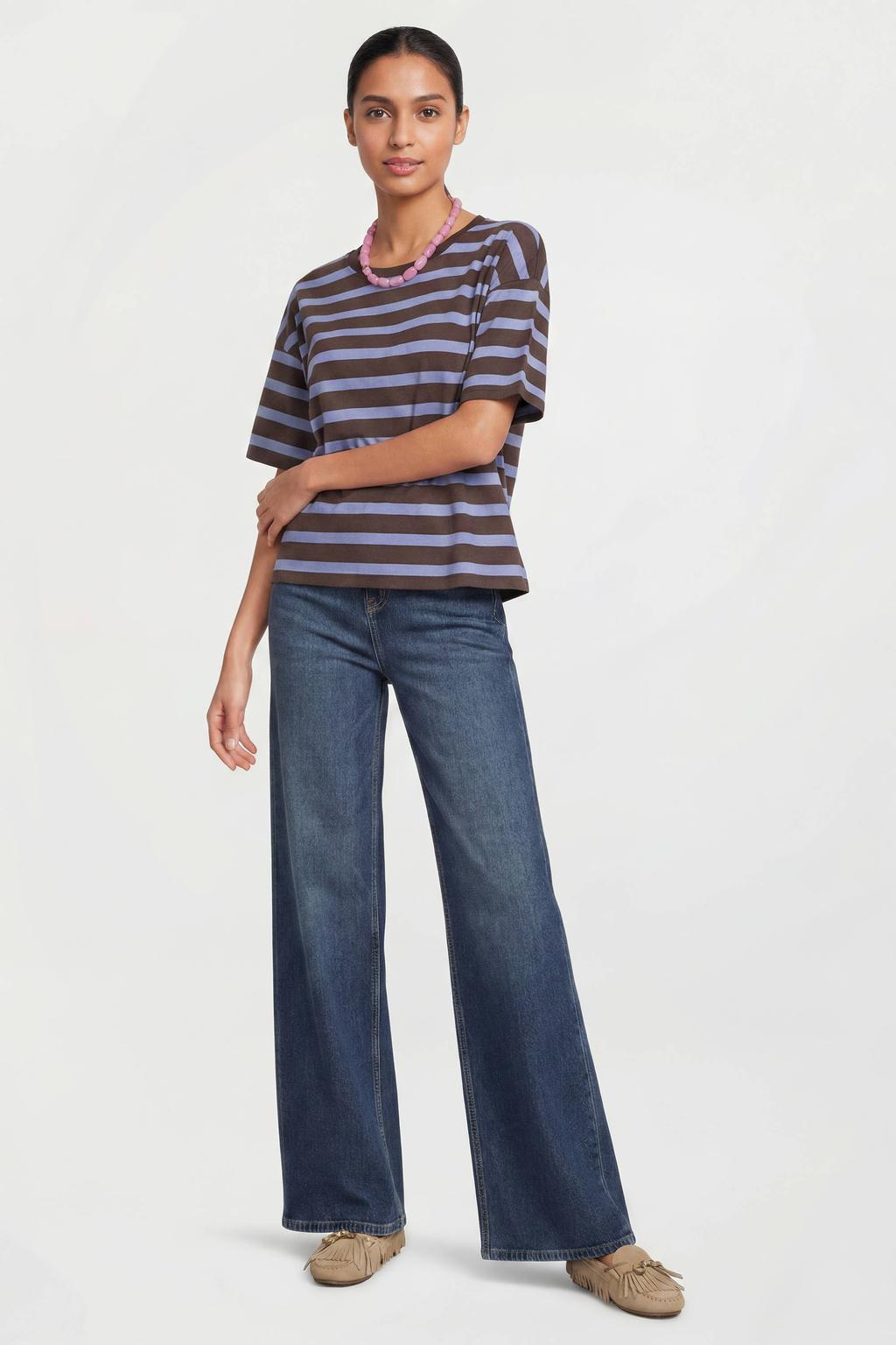 Anytime high wide leg jeans dark blue