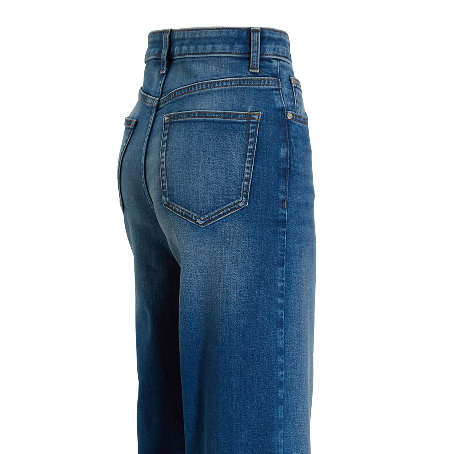 anytime wide leg jeans blauw